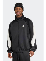 adidas ανδρική αθλητική ζακέτα loose fit `stadium` - jn1821 μαύρο