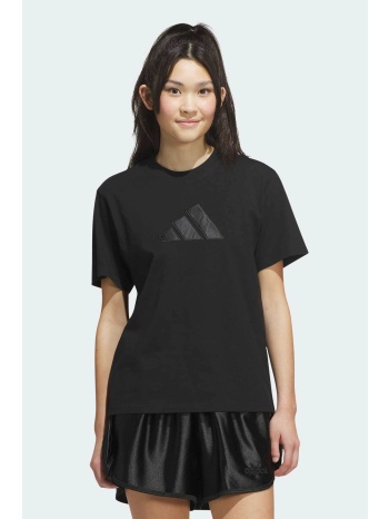 adidas γυναικείο t-shirt regular fit `satin logo` - kt0167