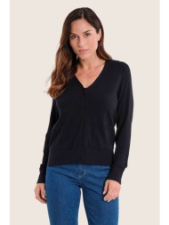 gerry weber γυναικεία ζακέτα με στρας λεπτομέρεια - n76001120038 μαύρο