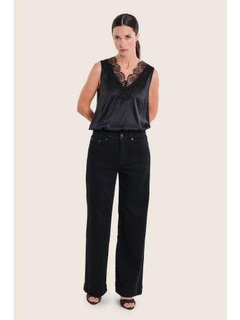 gerry weber γυναικείο denim παντελόνι πεντάτσεπο wide fit 