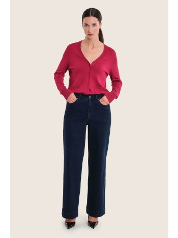 gerry weber γυναικείο denim παντελόνι πεντάτσεπο wide fit 