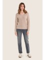 gerry weber γυναικείο τζιν παντελόνι πεντάτσεπο straight fit - n77004690038 γκρι