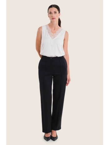gerry weber γυναικείο παντελόνι με ελαστική μέση straight