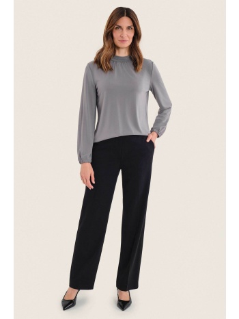 gerry weber γυναικείο παντελόνι μονόχρωμο straight fit 