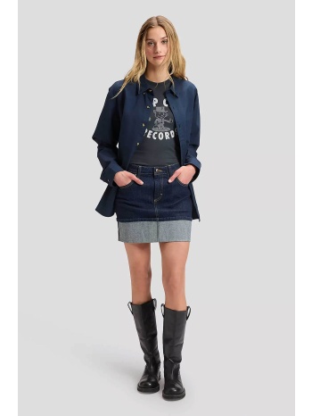 lee® γυναικεία denim mini φούστα πεντάτσεπη regular fit