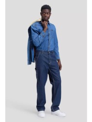 lee® ανδρικό τζιν παντελόνι loose fit `workwear carpenter` - 112386527 denim blue σκούρο
