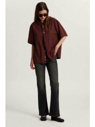 vans γυναικείο τζιν παντελόνι πεντάτσεπο boot cut fit `check-5` - vn000zxfemq1 μαύρο