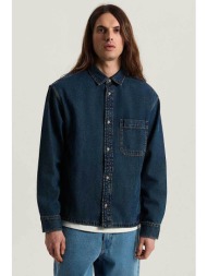 vans ανδρικό πουκάμισο denim με τσέπη `martinez` - vn000x93ht81 denim blue