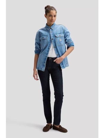 lee® γυναικείο τζιν παντελόνι πεντάτσεπο slim straight fit