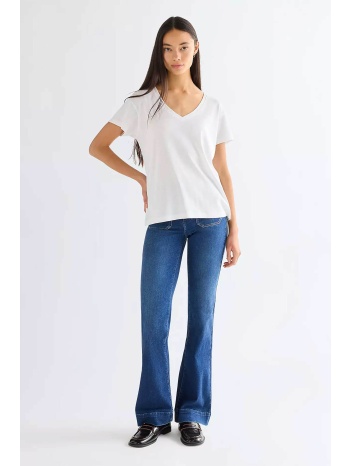 wrangler® γυναικείο τζιν παντελόνι flared fit - 112351028
