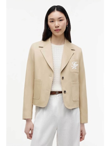 tommy hilfiger γυναικείο σακάκι με λογότυπο regular fit 