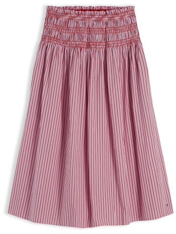 tommy hilfiger γυναικεία midi φούστα με ριγέ σχέδιο και