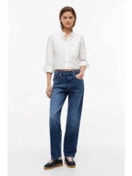 tommy jeans γυναικείο τζιν παντελόνι slim fit - dw0dw23019 denim blue σκούρο