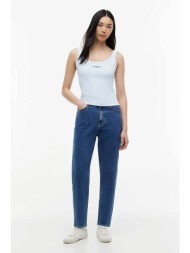 tommy jeans γυναικείο τζιν παντελόνι mom fit - dw0dw23464 denim blue