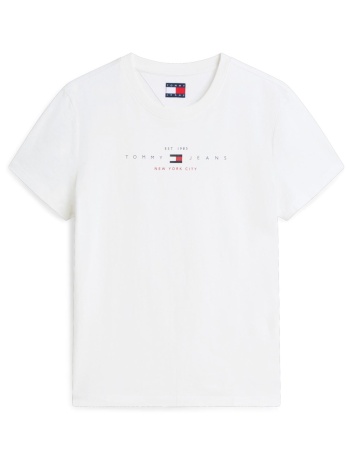 tommy jeans γυναικείο t-shirt με λογότυπο regular fit 