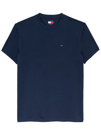 tommy jeans ανδρικό t-shirt με κεντημένο λογότυπο regular