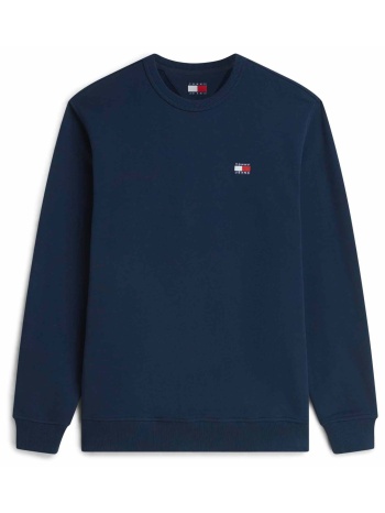 tommy jeans ανδρική μπλούζα φούτερ με λογότυπο regular fit