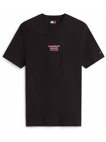 tommy jeans ανδρικό t-shirt με sailboat print relaxed fit 