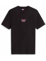 tommy jeans ανδρικό t-shirt με sailboat print relaxed fit - dm0dm23184 μαύρο