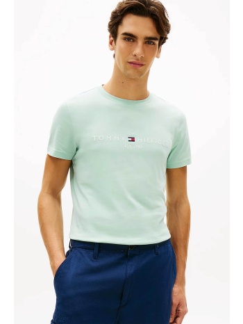 tommy hilfiger ανδρικό t-shirt με λογότυπο slim fit 