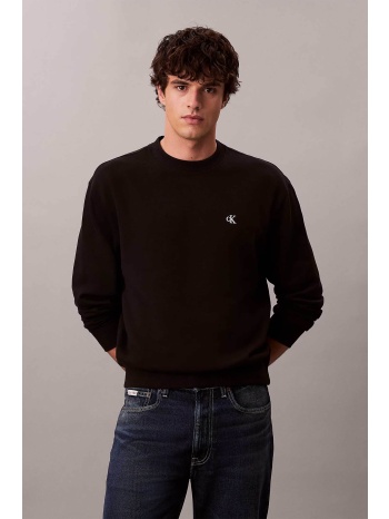 calvin klein jeans ανδρική μπλούζα φούτερ με monogram
