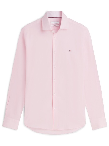 tommy hilfiger ανδρικό πουκάμισο με κεντημένο λογότυπο slim