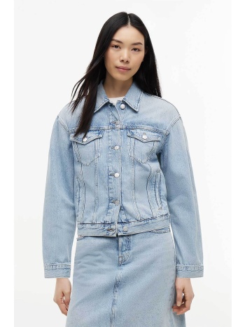 tommy jeans γυναικείο denim jacket relaxed fit - dw0dw23471