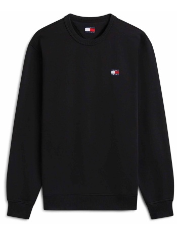 tommy jeans ανδρική μπλούζα φούτερ με λογότυπο regular fit