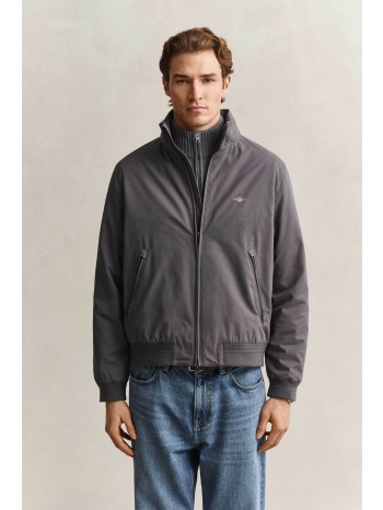 gant ανδρικό αδιάβροχο jacket με ψηλό λαιμό και κεντημένο