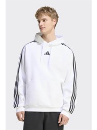 adidas ανδρική μπλούζα φούτερ με κουκούλα και λογότυπο regular fit `essentials 3-stripes` - ky4171 λ