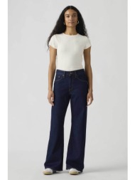 levi`s® γυναικείο τζιν παντελόνι πεντάτσεπο loose bootcut fit - 005do0022 denim blue σκούρο