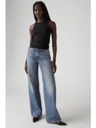 levi`s® γυναικείο τζιν παντελόνι πεντάτσεπο low loose fit - a55660028 denim blue