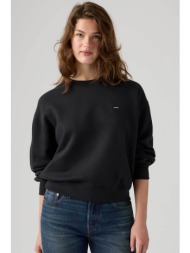 levi`s® γυναικεία μπλούζα φούτερ με λογότυπο relaxed fit `everyday` - 0082j0000 μαύρο