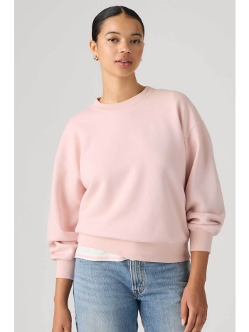 levi`s® γυναικεία μπλούζα φούτερ με λογότυπο relaxed fit