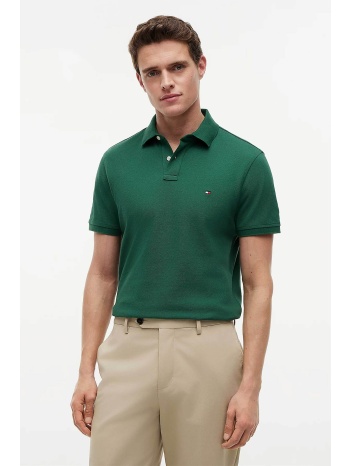 tommy hilfiger ανδρική μπλούζα πόλο πικέ με κεντημένο