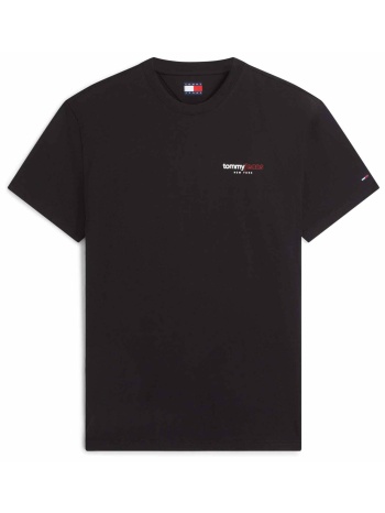 tommy jeans ανδρικό t-shirt με graphic logo print regular