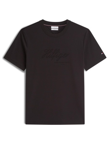 tommy hilfiger ανδρικό t-shirt με ton-sur-ton ανάγλυφο