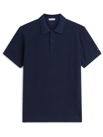 tommy hilfiger ανδρική πλεκτή μπλούζα πόλο structured