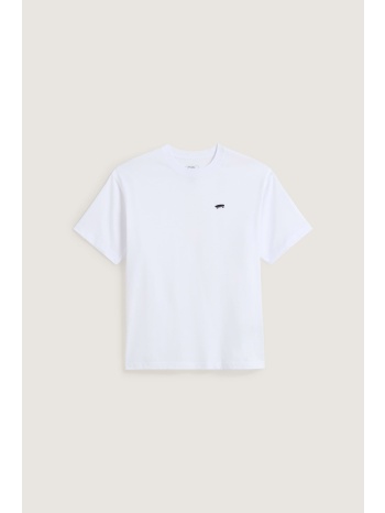 vans ανδρικό t-shirt loose fit `salton` - vn0010fkwht1 λευκό