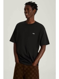 vans ανδρικό t-shirt loose fit `left chest ii` - vn0010ffblk1 μαύρο