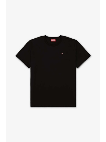 diesel ανδρικό t-shirt με λογότυπο regular fit 