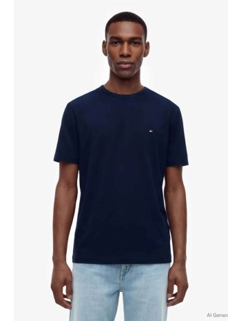 tommy hilfiger ανδρικό t-shirt με κεντημένο λογότυπο