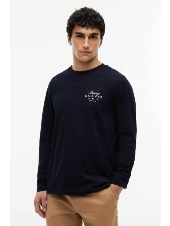 tommy hilfiger ανδρική μακρυμάνικη μπλούζα με λογότυπο