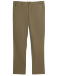 tommy hilfiger ανδρικό παντελόνι chino textured slim straight fit - mw0mw44330 λαδί