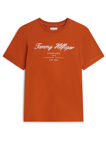 tommy hilfiger ανδρικό t-shirt με κεντημένο λογότυπο