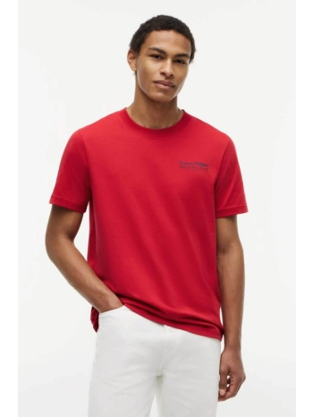 tommy hilfiger ανδρικό t-shirt με λογότυπο regular fit 