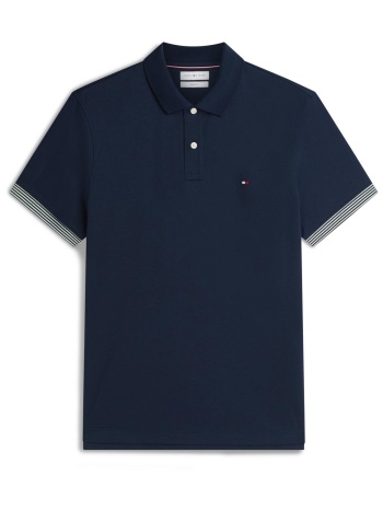 tommy hilfiger ανδρική μπλούζα πόλο με κεντημένο λογότυπο
