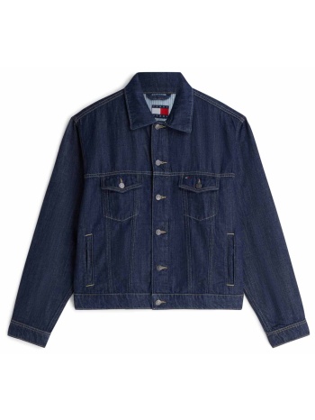 tommy jeans ανδρικό denim jacket relaxed fit - dm0dm23328