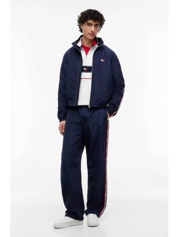 tommy jeans ανδρικό παντελόνι φόρμας με logo tape loose
