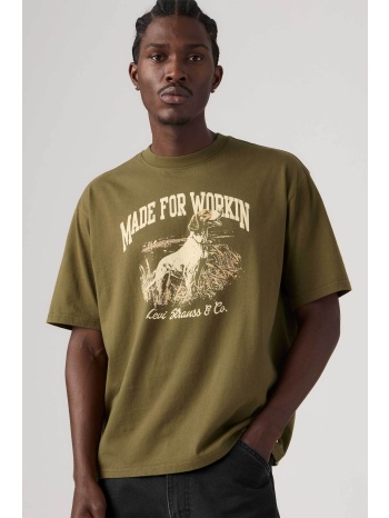 levi`s® ανδρικό t-shirt με print loose fit `workwear